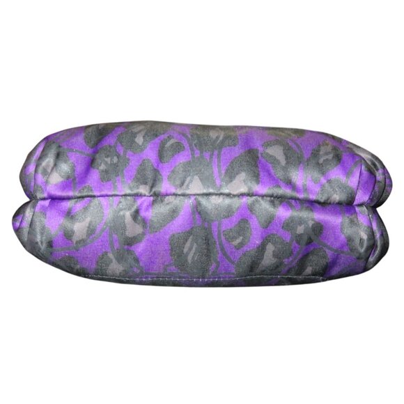 Coach Poppy Daisy Purple Ocelot Print Crossbody Bag F20024 with matching wallet - Picture 6 of 15